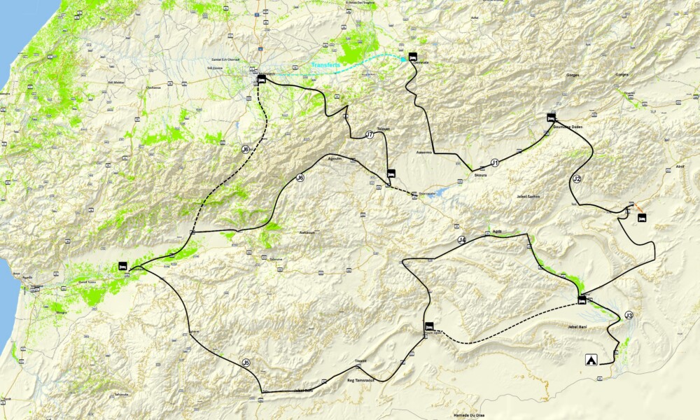 Circuit Route Moto Maroc